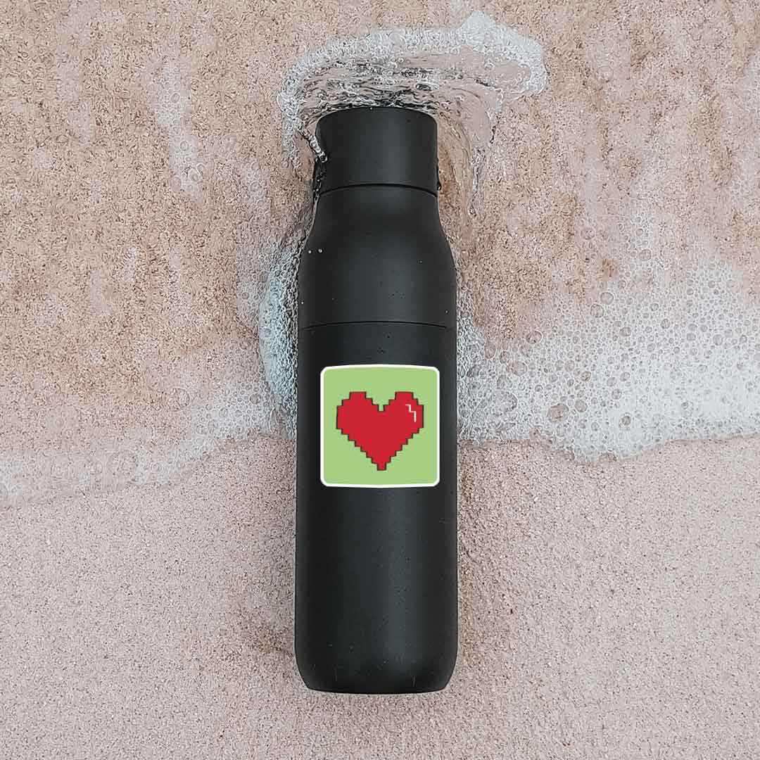 Heart Sticker waterproof vinyl decal for laptop, bike, car & bottle