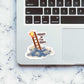 Highest in the Room Sticker waterproof vinyl decal for laptop, bike, car & bottle