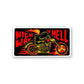 Highway to Hell Sticker waterproof vinyl decal for laptop, bike, car & bottle