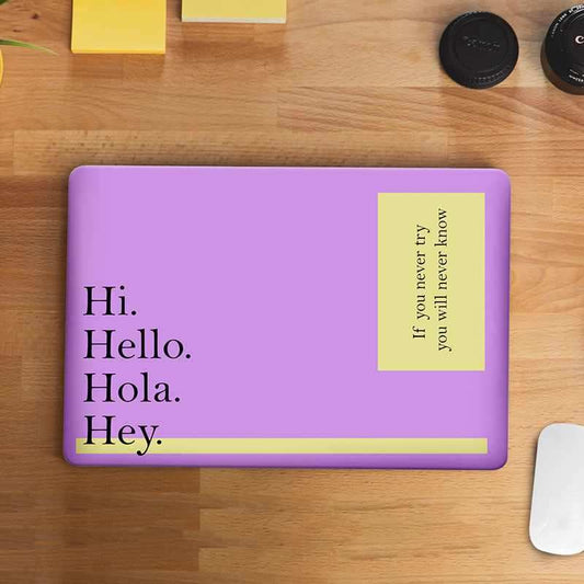 Hii Hello Laptop Skin - STICK IT UP