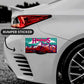 Himalayas Bumper Sticker waterproof vinyl decal for laptop, bike, car & bottle