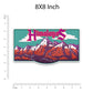 Himalayas Bumper Sticker waterproof vinyl decal for laptop, bike, car & bottle