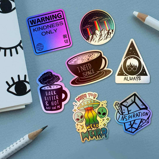 Holographic Sticker Pack [15 Stickers] - STICK IT UP