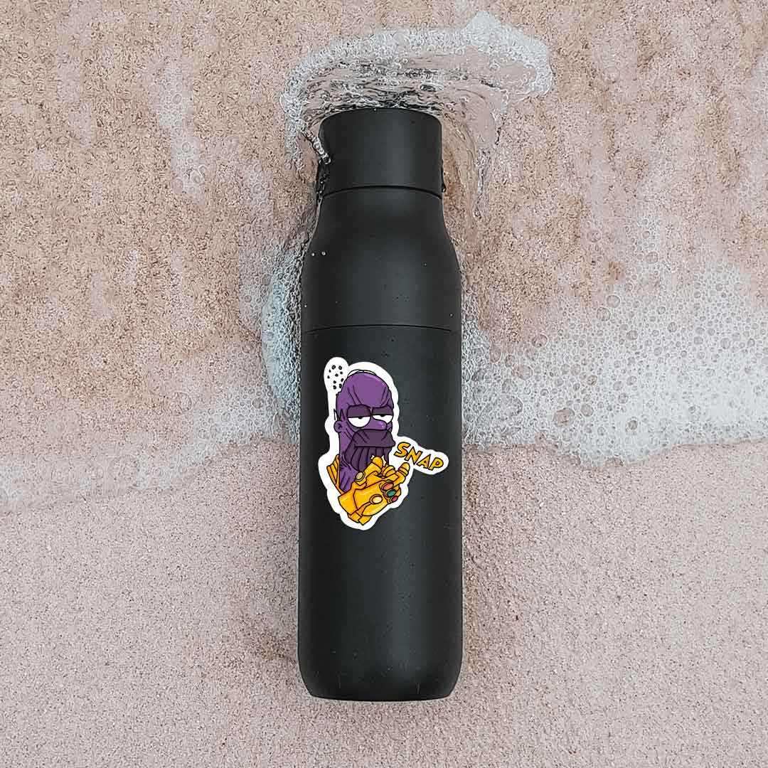 Homer Snap Sticker waterproof vinyl decal for laptop, bike, car & bottle