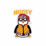 Hugsy Sticker waterproof vinyl decal for laptop, bike, car & bottle