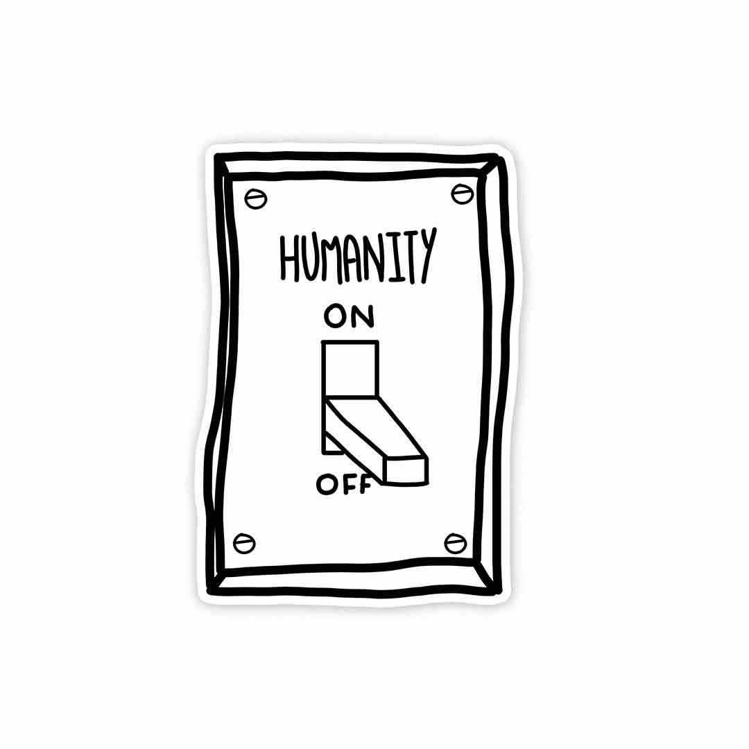 Humanity Switch Sticker - Stickers | STICK IT UP
