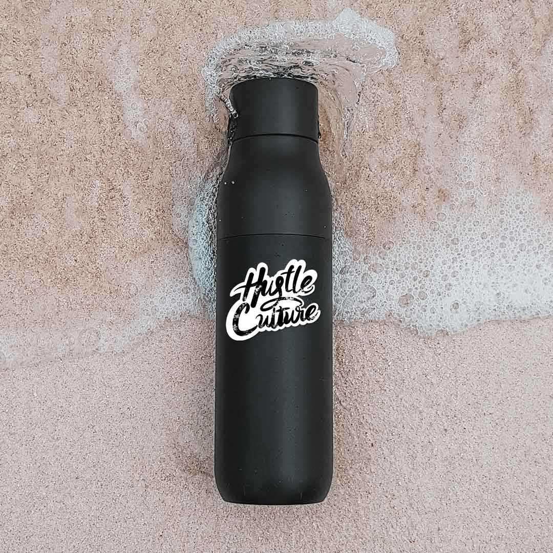 Hustle Culture Sticker waterproof vinyl decal for laptop, bike, car & bottle