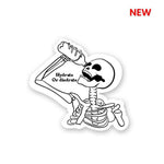 Hydrate or Die Sticker waterproof vinyl decal for laptop, bike, car & bottle