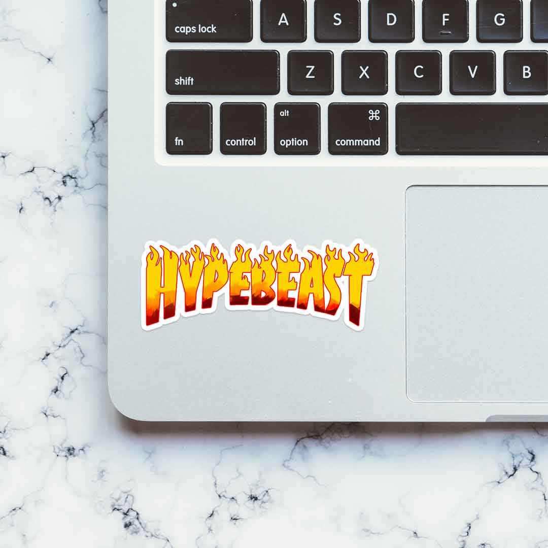 Hypebeast sticker waterproof vinyl decal for laptop, bike, car & bottle