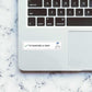 I'm basically a robot Sticker waterproof vinyl decal for laptop, bike, car & bottle