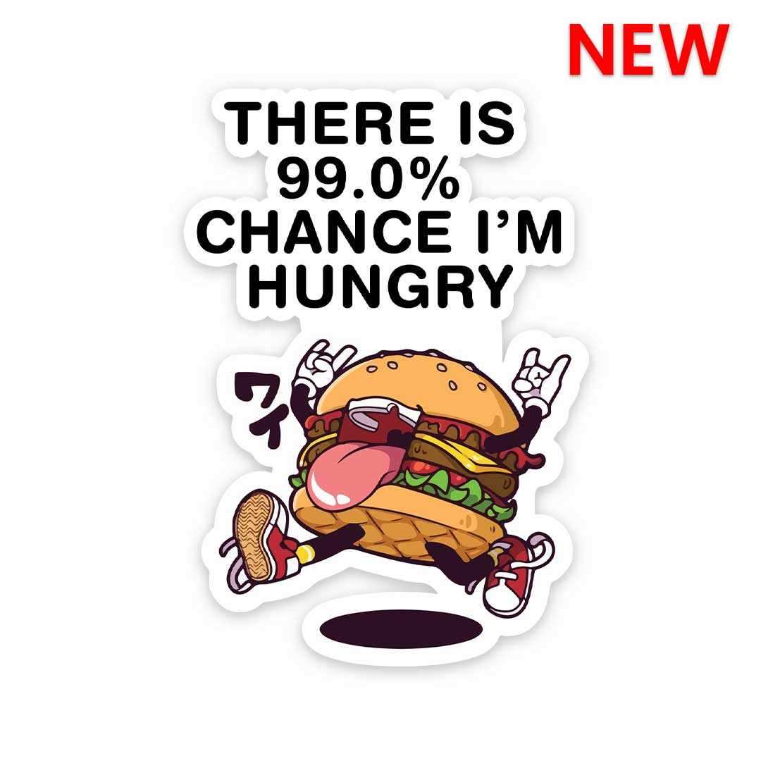I'm Hungry Sticker - Stickers | STICK IT UP