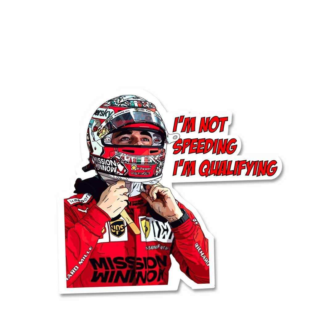 I'M QUALIFYING Sticker waterproof vinyl decal for laptop, bike, car & bottle
