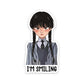 I'm smiling Sticker waterproof vinyl decal for laptop, bike, car & bottle