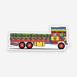 Indian Truck sticker waterproof vinyl decal for laptop, bike, car & bottle
