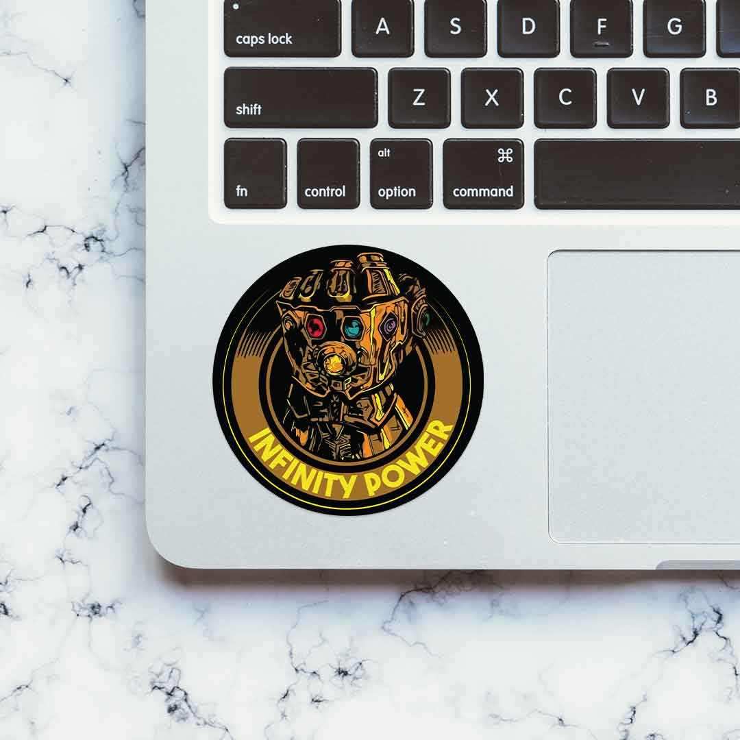 Infinite Power Sticker waterproof vinyl decal for laptop, bike, car & bottle