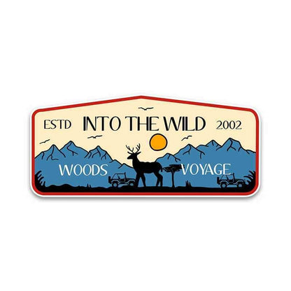 Into the Wild Bumper Sticker - STICK IT UP