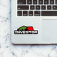 Investor Sticker waterproof vinyl decal for laptop, bike, car & bottle