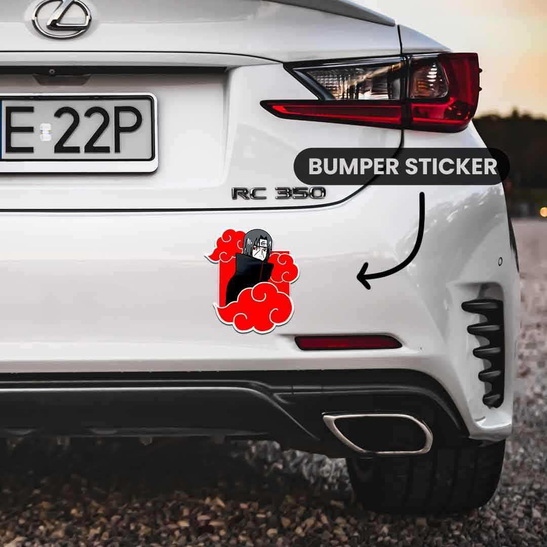 Itachi Bumper Sticker waterproof vinyl decal for laptop, bike, car & bottle