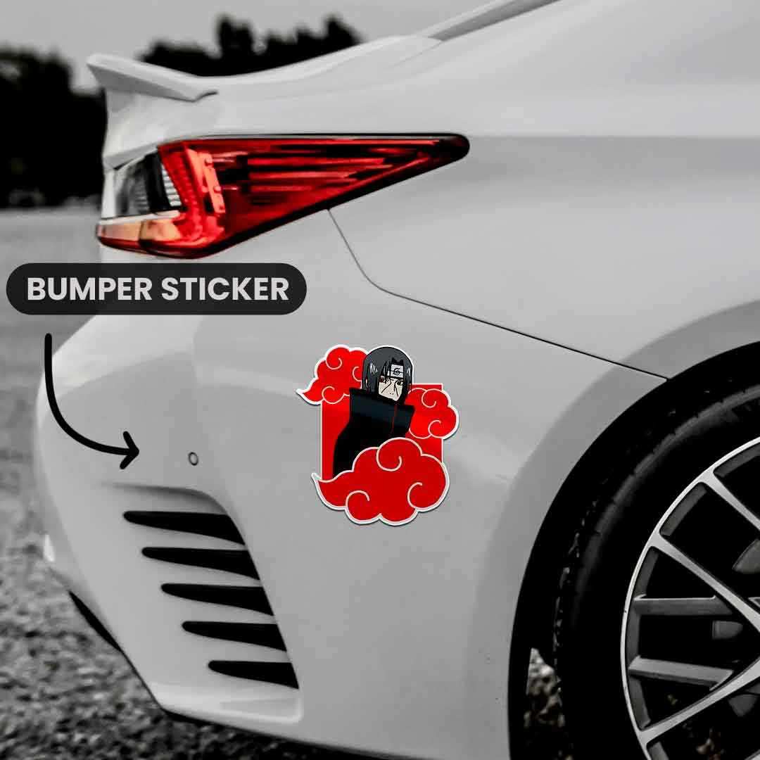 Itachi Bumper Sticker waterproof vinyl decal for laptop, bike, car & bottle