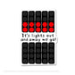 Its lights out Sticker waterproof vinyl decal for laptop, bike, car & bottle