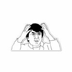 Jackie Chan Says What? Sticker waterproof vinyl decal for laptop, bike, car & bottle