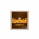 Jaipur Sticker waterproof vinyl decal for laptop, bike, car & bottle