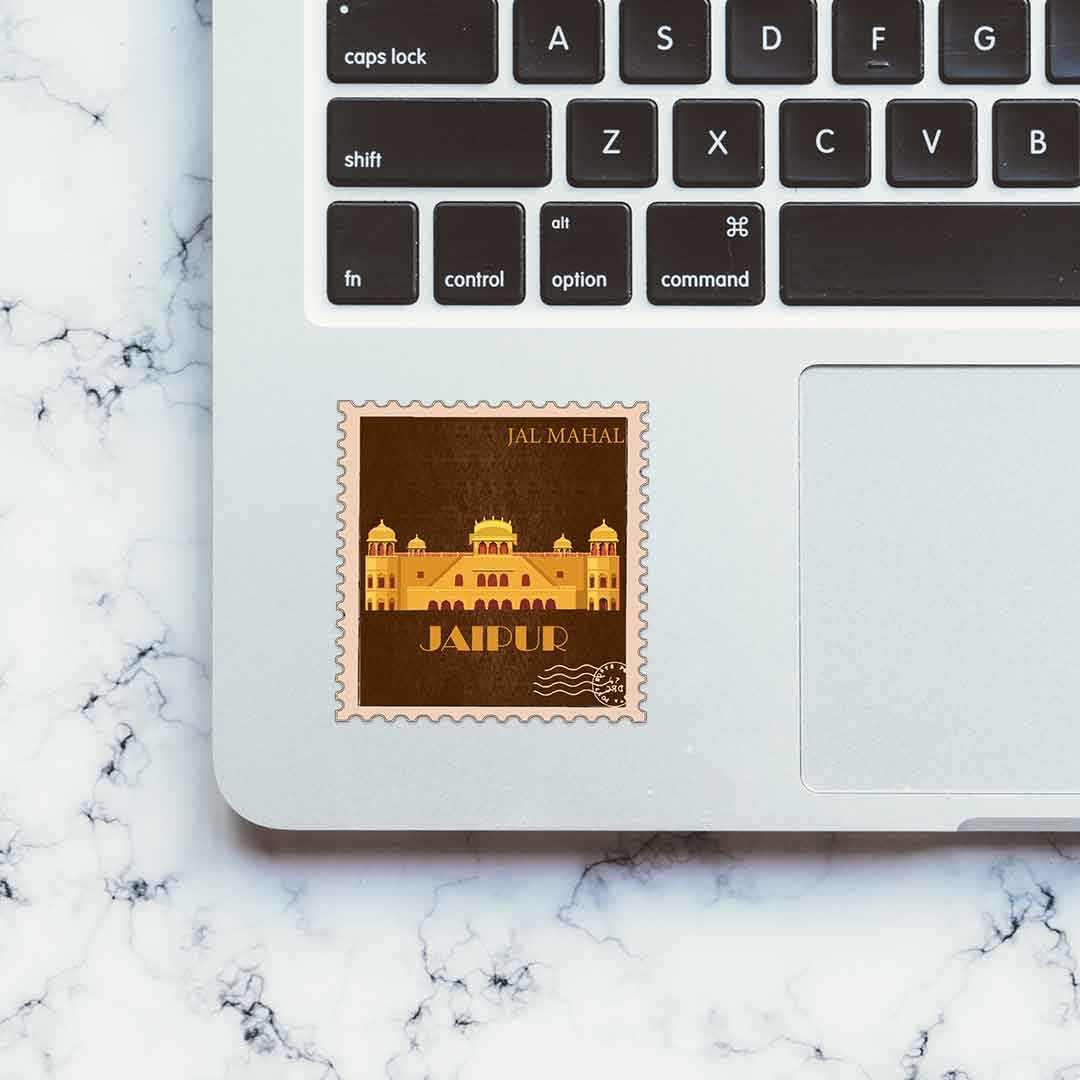 Jaipur Sticker waterproof vinyl decal for laptop, bike, car & bottle