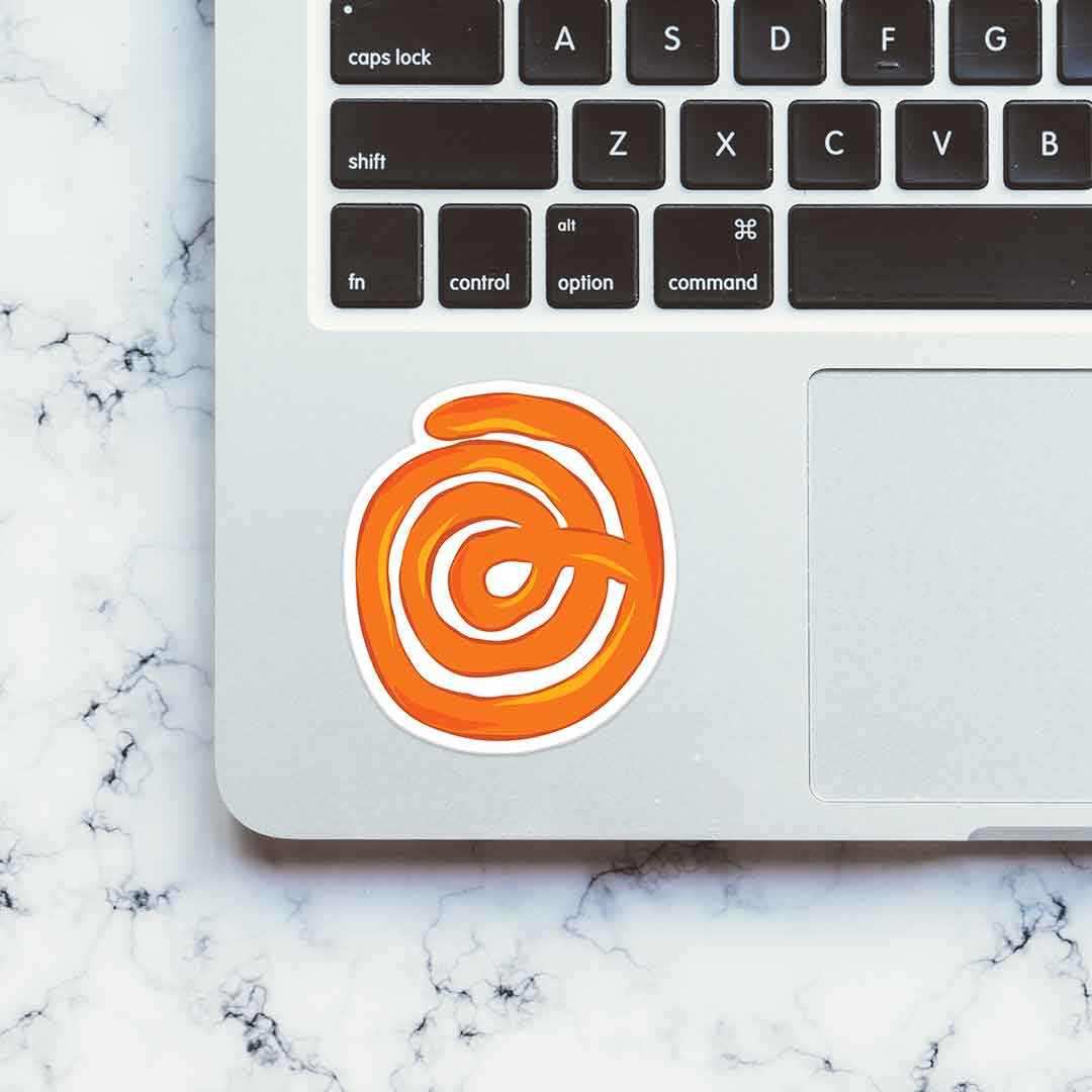 Jalebi Baby sticker waterproof vinyl decal for laptop, bike, car & bottle