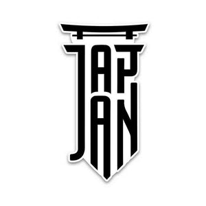 Japan Bumper Sticker waterproof vinyl decal for laptop, bike, car & bottle