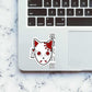 Japanese Mask Sticker waterproof vinyl decal for laptop, bike, car & bottle
