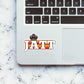 Jatt sticker waterproof vinyl decal for laptop, bike, car & bottle