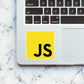 JavaScript Sticker waterproof vinyl decal for laptop, bike, car & bottle