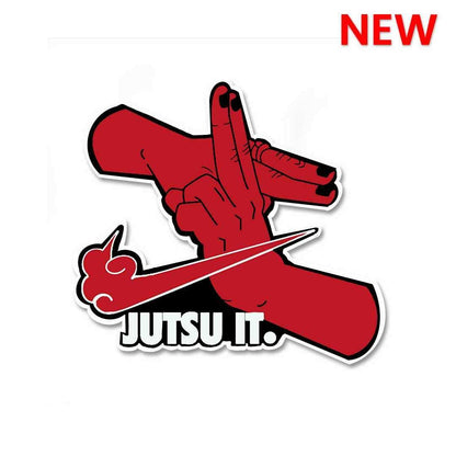 Jutsu It Sticker waterproof vinyl decal for laptop, bike, car & bottle
