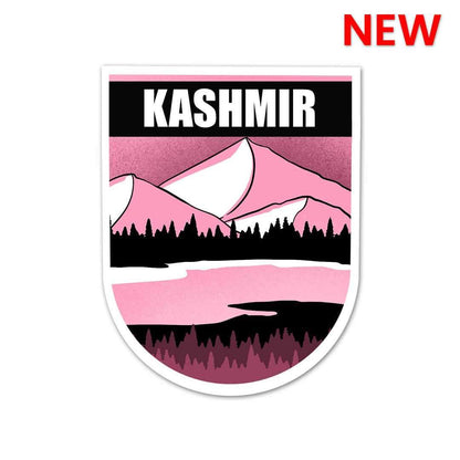 Kashmir Sticker waterproof vinyl decal for laptop, bike, car & bottle