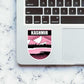 Kashmir Sticker waterproof vinyl decal for laptop, bike, car & bottle