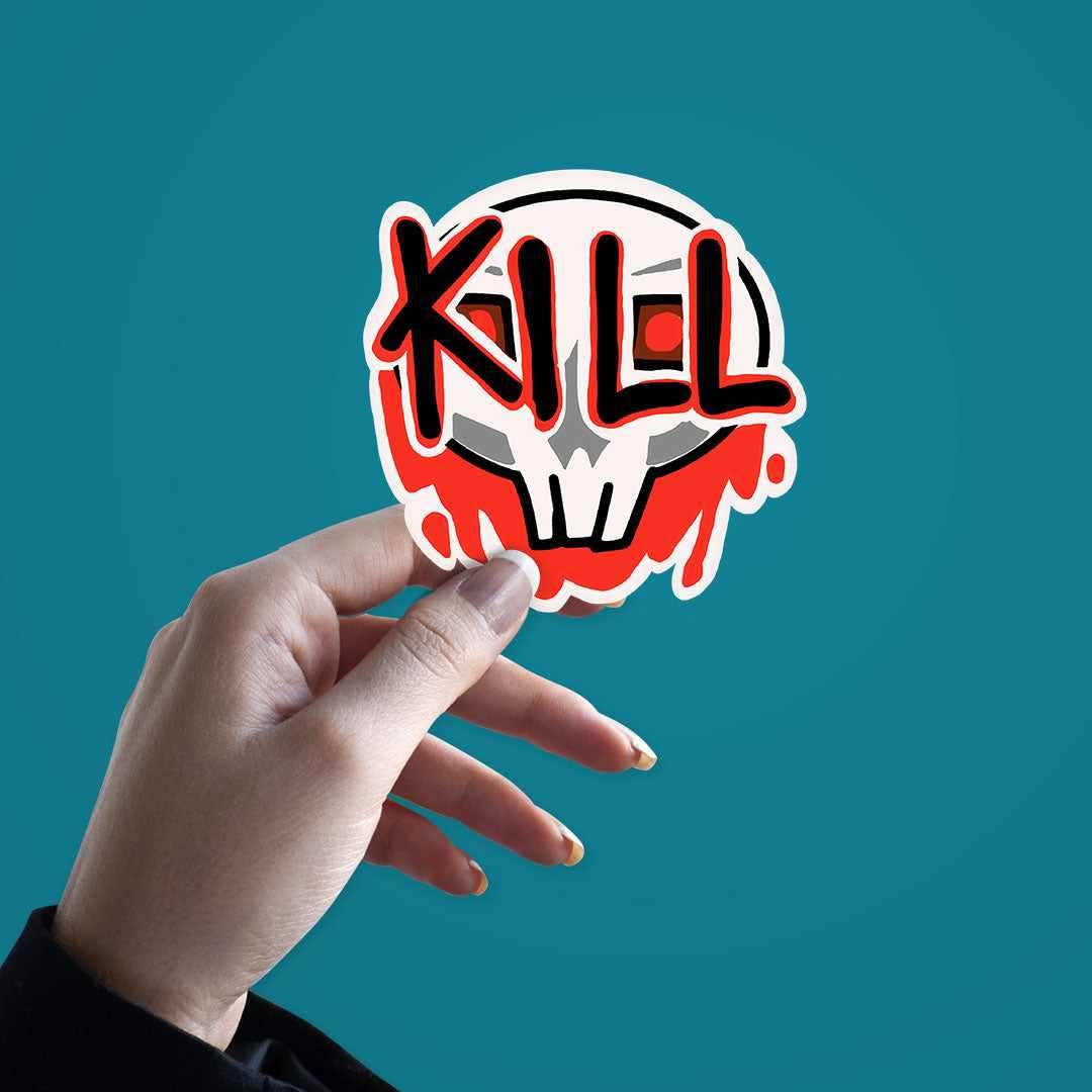 Kill Skull Sticker - STICK IT UP