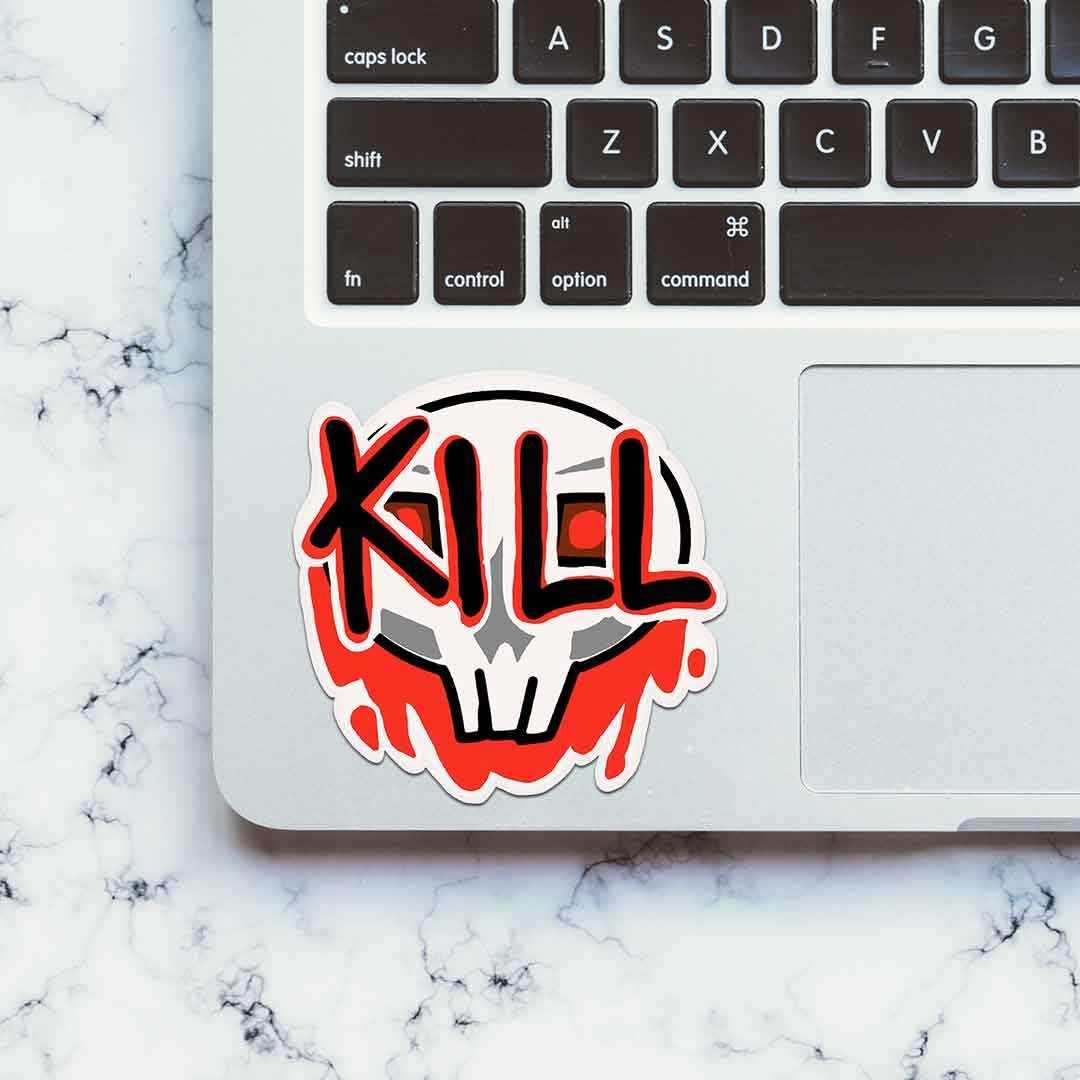 Kill Skull Sticker - STICK IT UP