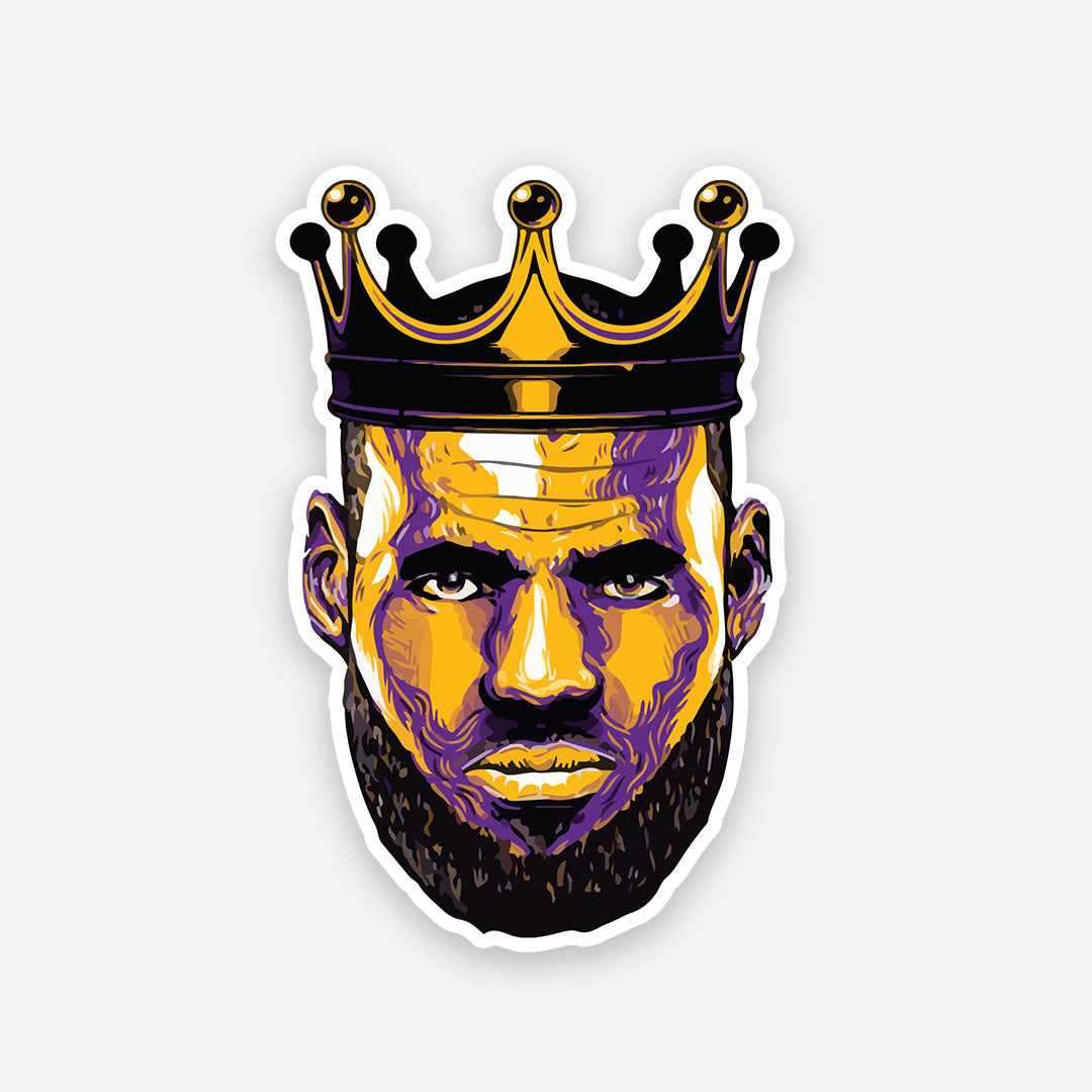 King LeBron sticker - Stickers | STICK IT UP
