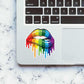 Kiss of Pride sticker waterproof vinyl decal for laptop, bike, car & bottle