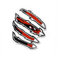 Kurama Scratch Sticker waterproof vinyl decal for laptop, bike, car & bottle
