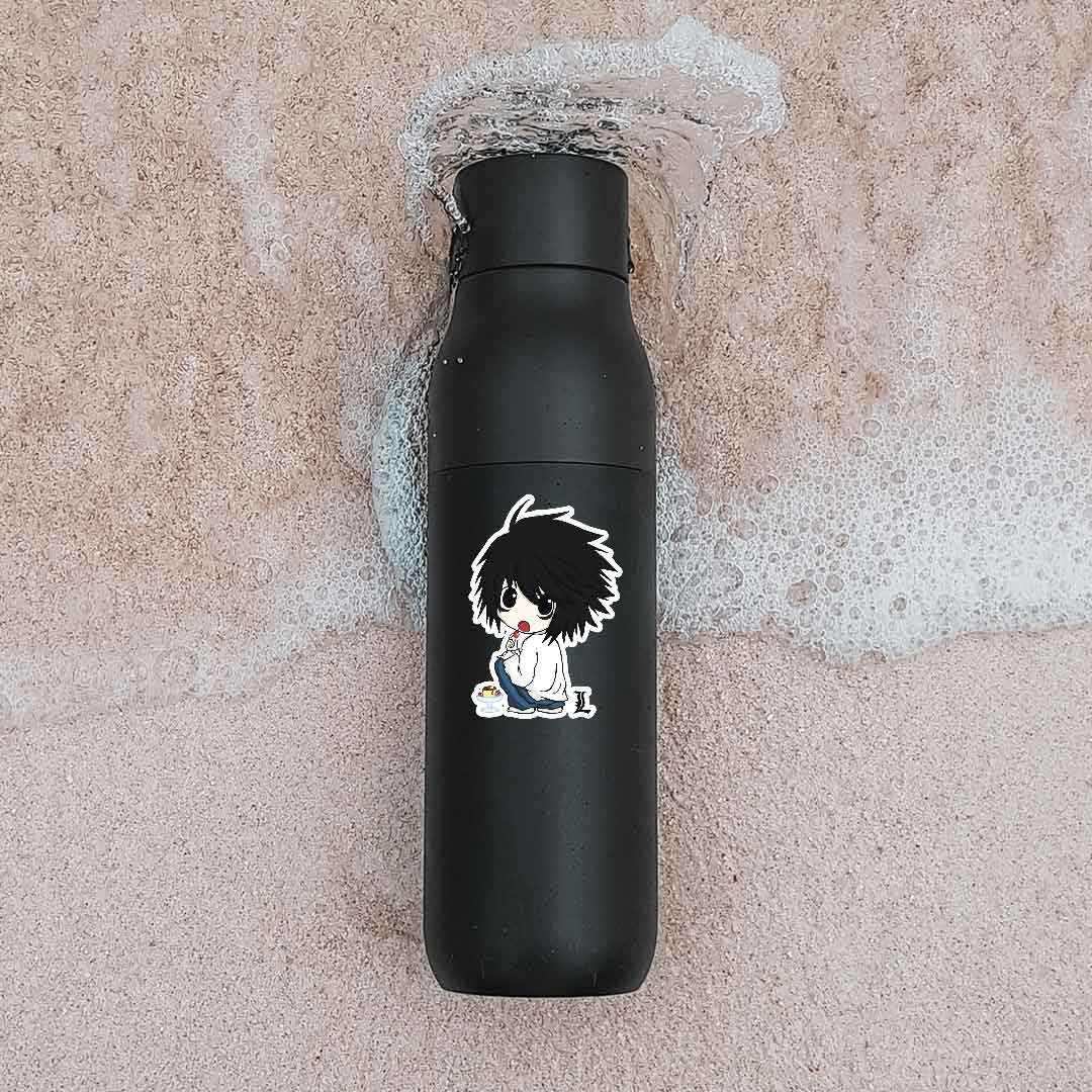 L sticker waterproof vinyl decal for laptop, bike, car & bottle