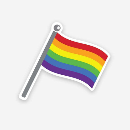 LGBTQ Flag sticker - STICK IT UP