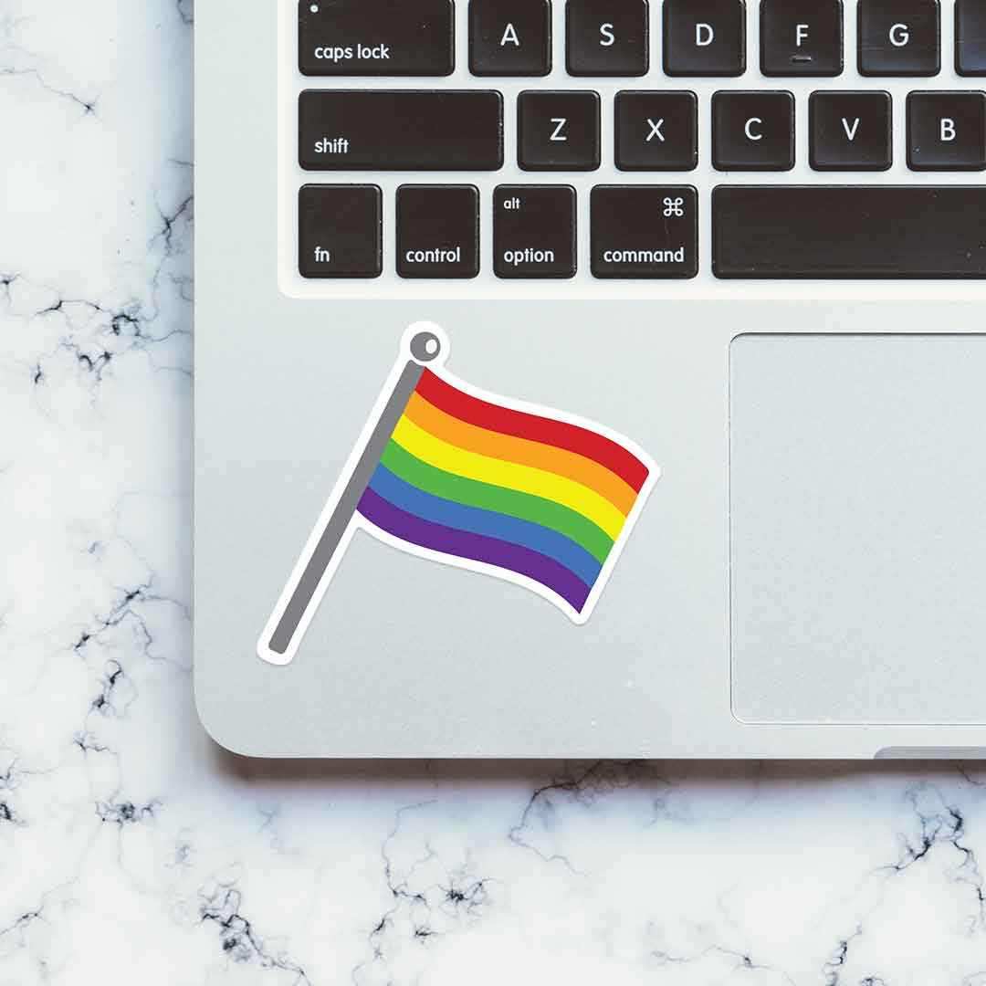 LGBTQ Flag sticker - STICK IT UP
