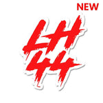 LH 44 Sticker waterproof vinyl decal for laptop, bike, car & bottle