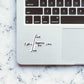 Life=Happiness Sticker waterproof vinyl decal for laptop, bike, car & bottle