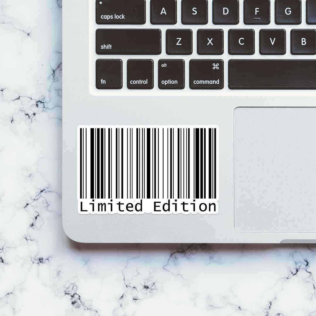 Limited Edition sticker waterproof vinyl decal for laptop, bike, car & bottle