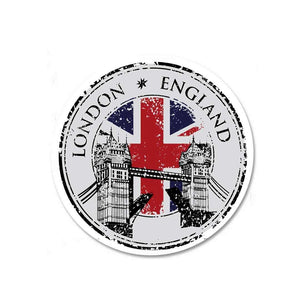 London england Sticker waterproof vinyl decal for laptop, bike, car & bottle