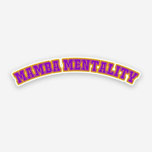 Mamba Mentality sticker waterproof vinyl decal for laptop, bike, car & bottle