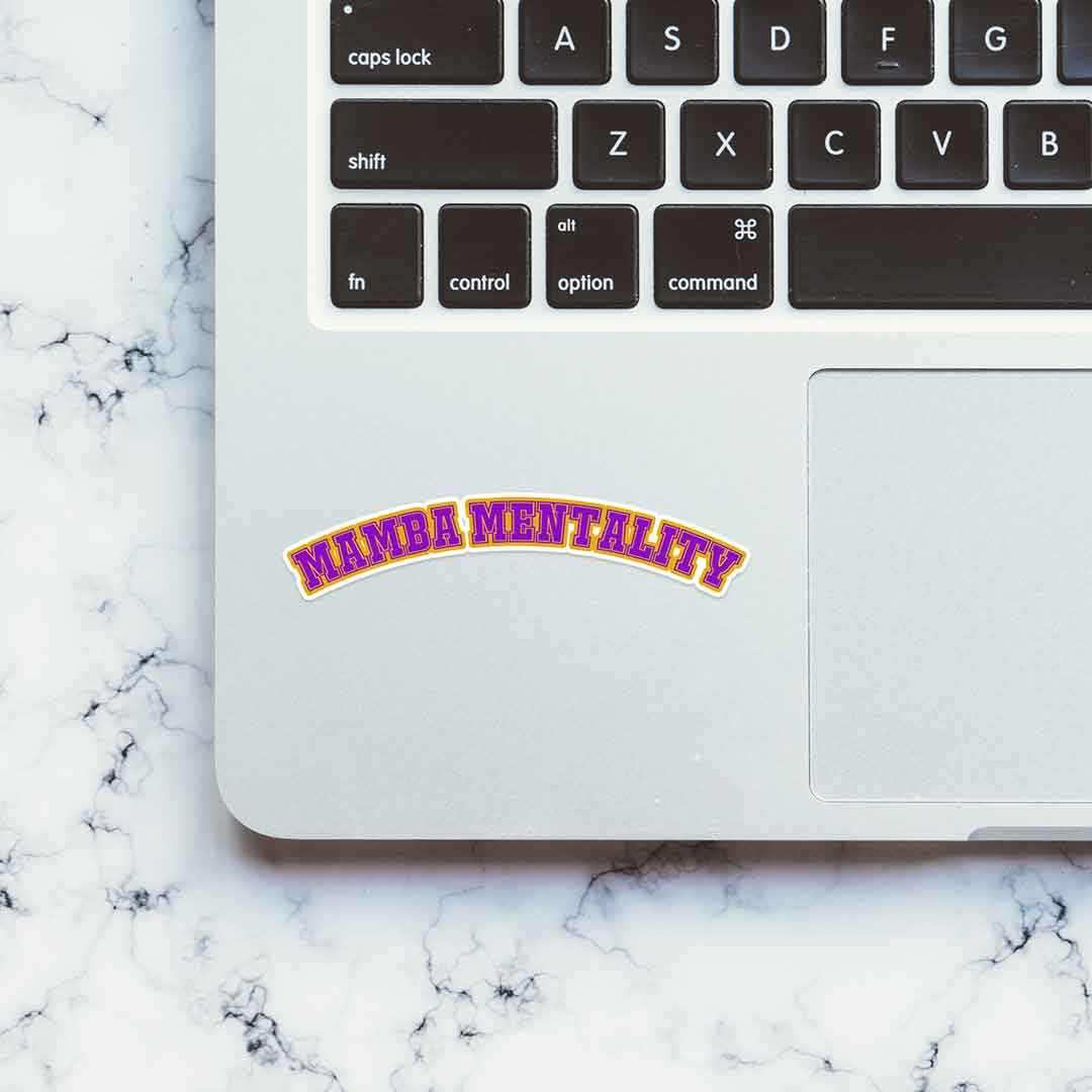 Mamba Mentality sticker waterproof vinyl decal for laptop, bike, car & bottle