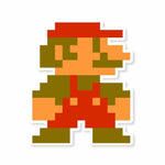 Mario Sticker waterproof vinyl decal for laptop, bike, car & bottle